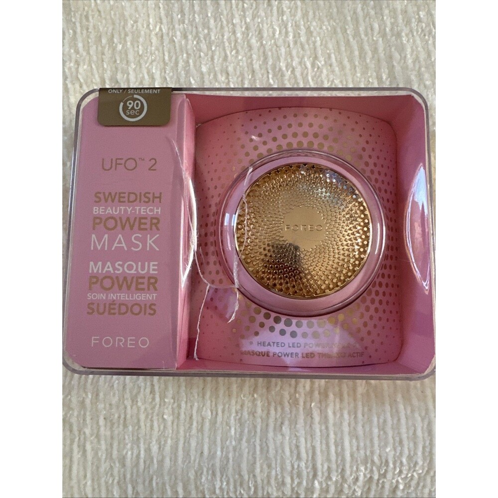 Foreo UFO 2 Face LED Treatment Thermotherapy Cryotherapy Authentic Damage Box